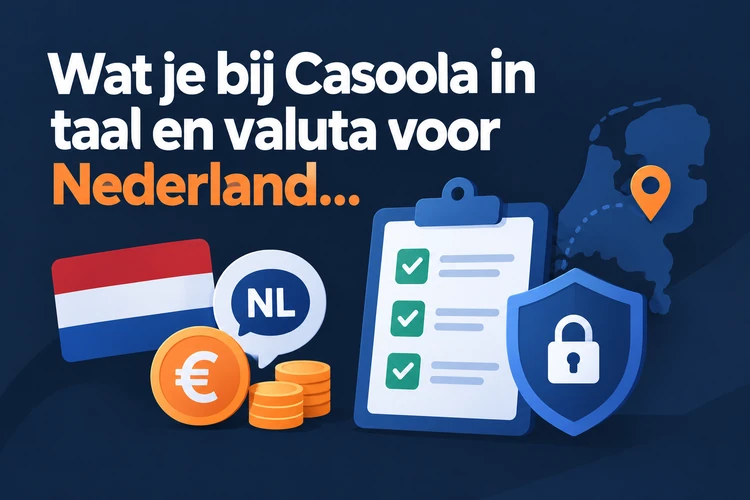 Wat je bij Casoola in taal en valuta voor Nederland controleert