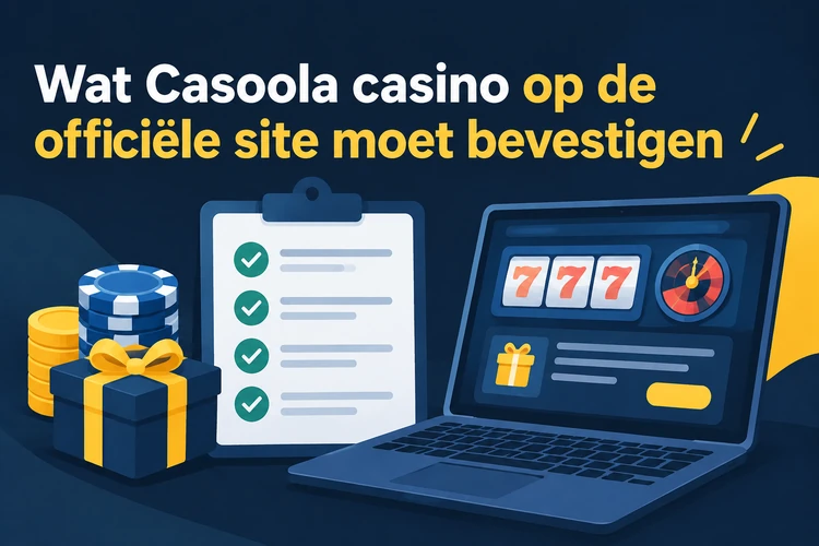 Wat Casoola casino op de officiële site moet bevestigen