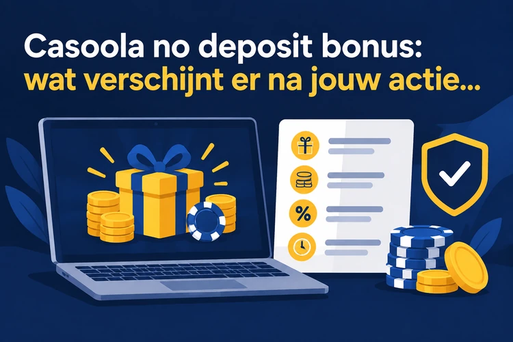 Casoola no deposit bonus: wat verschijnt er na jouw actie op het scherm?