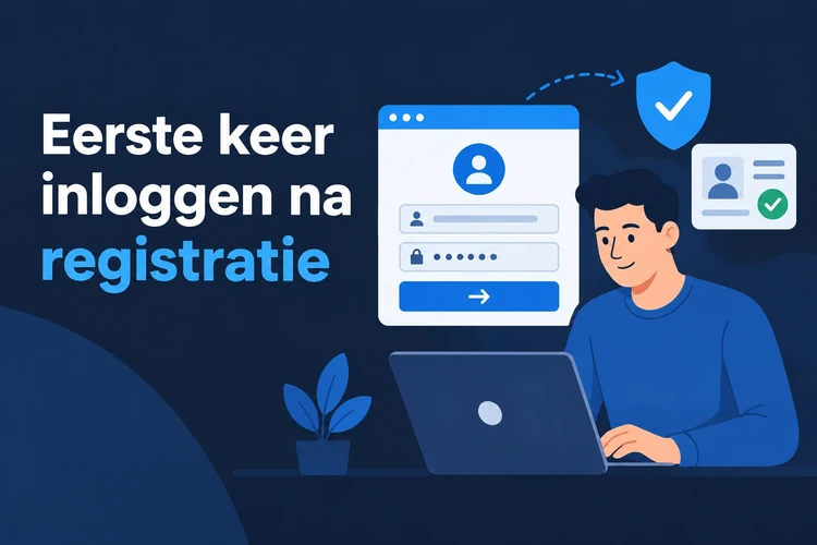 Eerste keer inloggen na registratie