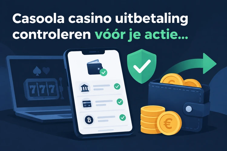 Casoola casino uitbetaling controleren vóór je actie onderneemt